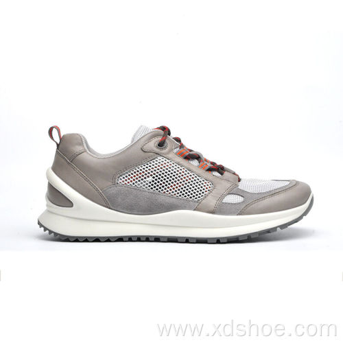 flexible Premium Mesh with Leather Sports Shoes